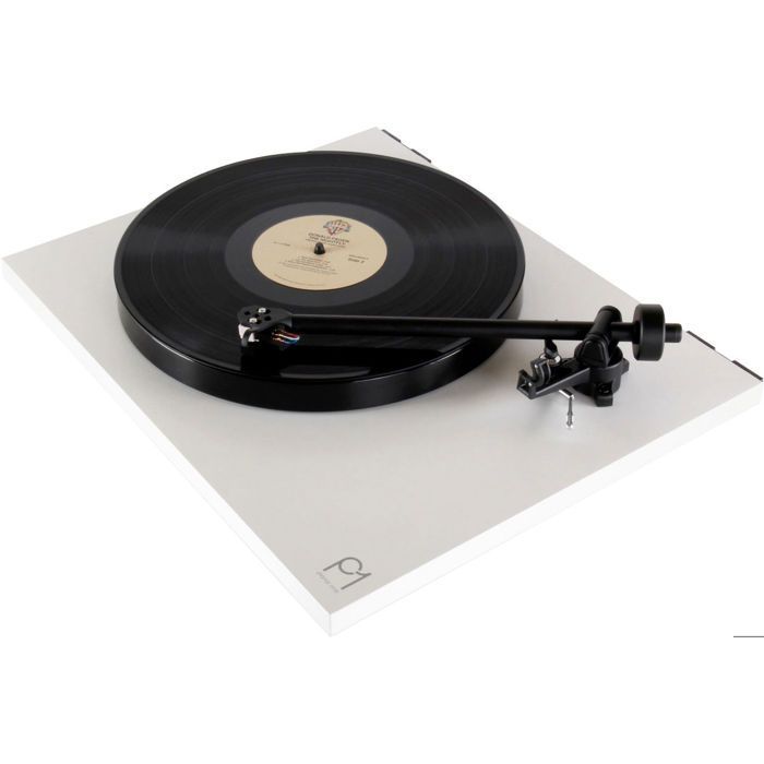 Turntable - Rega - Planar 1 - Matte White - Carbon MM - 33 RPM