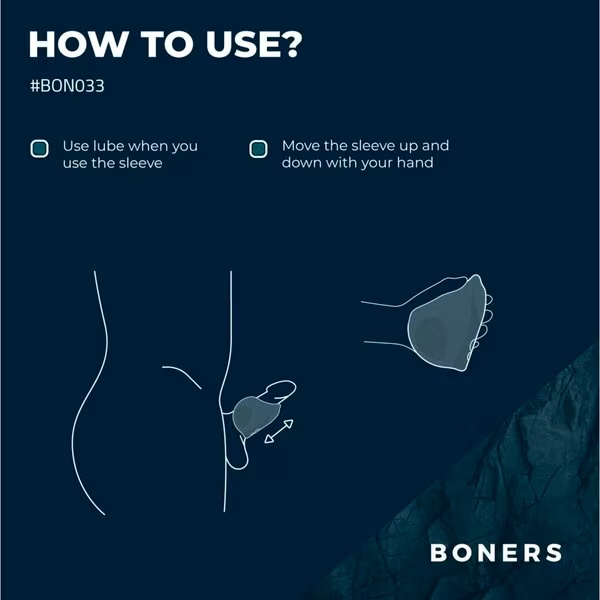 Vibruojantis rankų masažas „Boners“