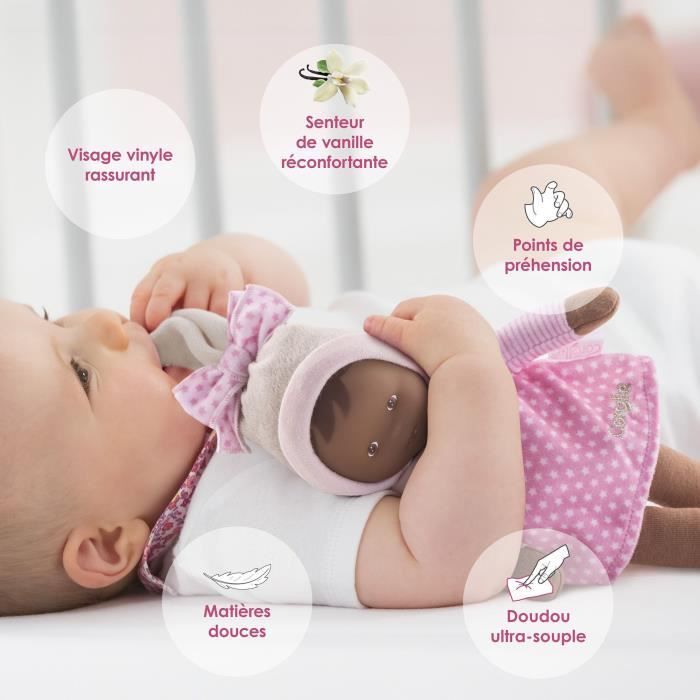 Doudou - COROLLE - Miss Rose  Rêves d'Étoiles - 25 cm - Dès la naissance