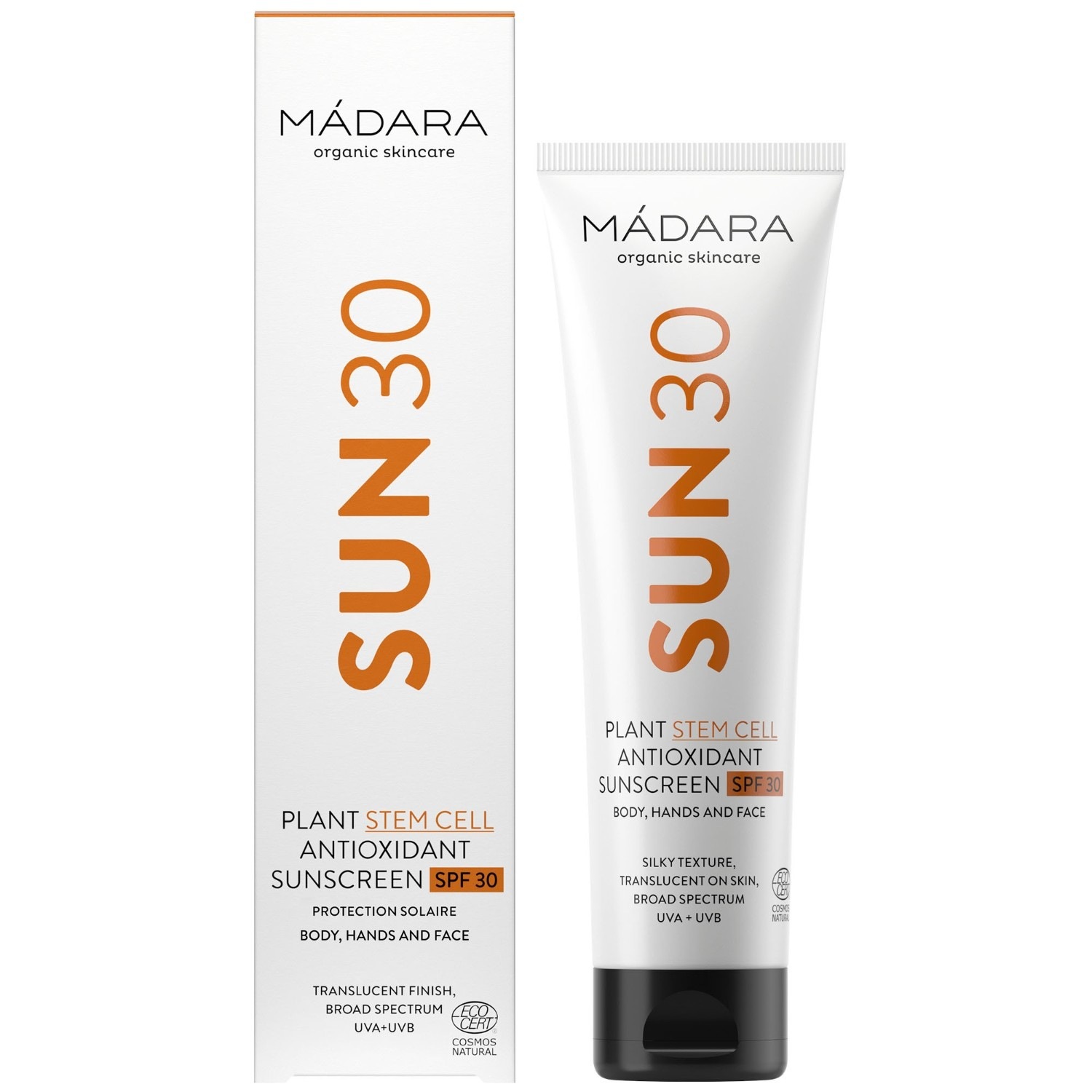 MÁDARA Protection Solaire SPF30 Certifiée Naturelle