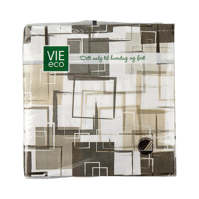 Serviettes Vie Eco, paquet de 20, 33 x 33 cm