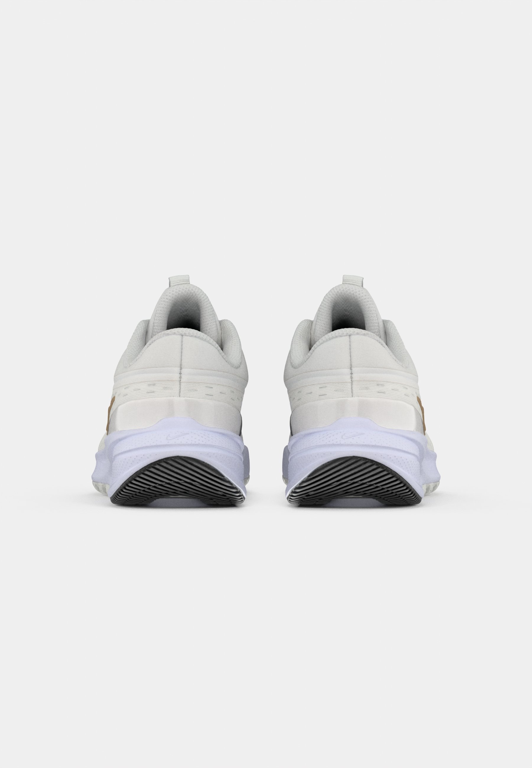 Nike Performance STAR RUNNER 5 UNISEX - Hardloopschoenen voor op de weg - platinakleurige tint/metallic goudkleurig/zwart