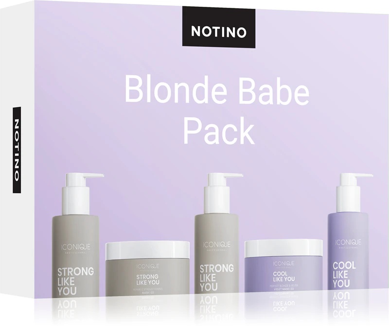 Beauty Discovery Box Notino Blonde Babe Pack (ICONIQUE Professional) komplekts sievietēm