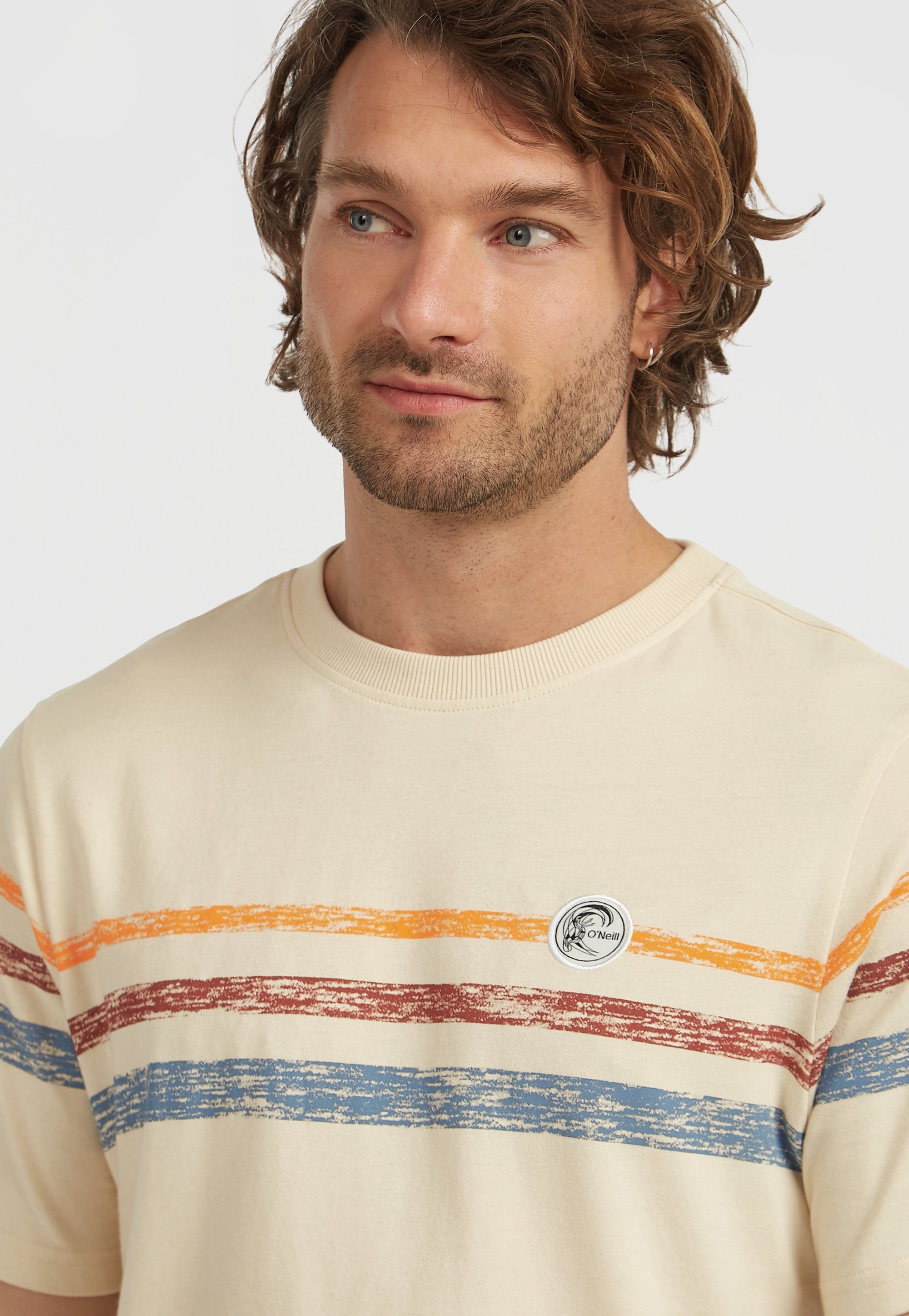 O'Neill O'RIGINALS STRIPE T-SHIRT - T-shirt met print - Mozartblauw