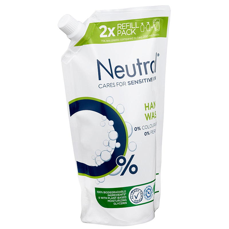 Neutral handtvål 500 ml parfymfri refill Neutral