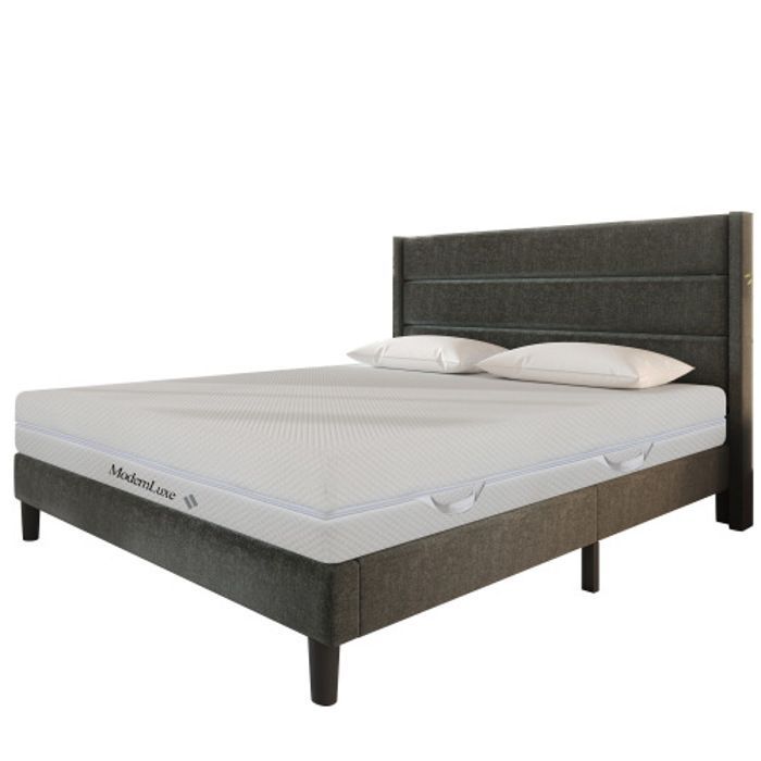 Colchón MUVOE - 180x200 cm - Espuma de alta resiliencia - 20 cm de grosor - Ergonómico H2/H3