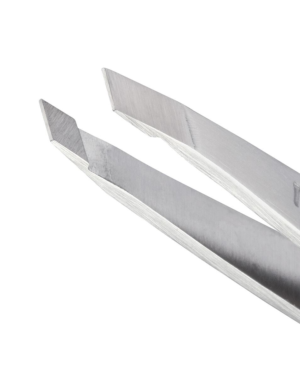 TWEEZERMAN MINI SLANT TWEEZER CLASSIC STAINLESS STEEL