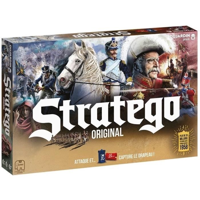 Stratego Original - Gioco da tavolo - DUJARDIN - Lancia l'offensiva e proteggi la tua bandiera in questo classico gioco di strategia!