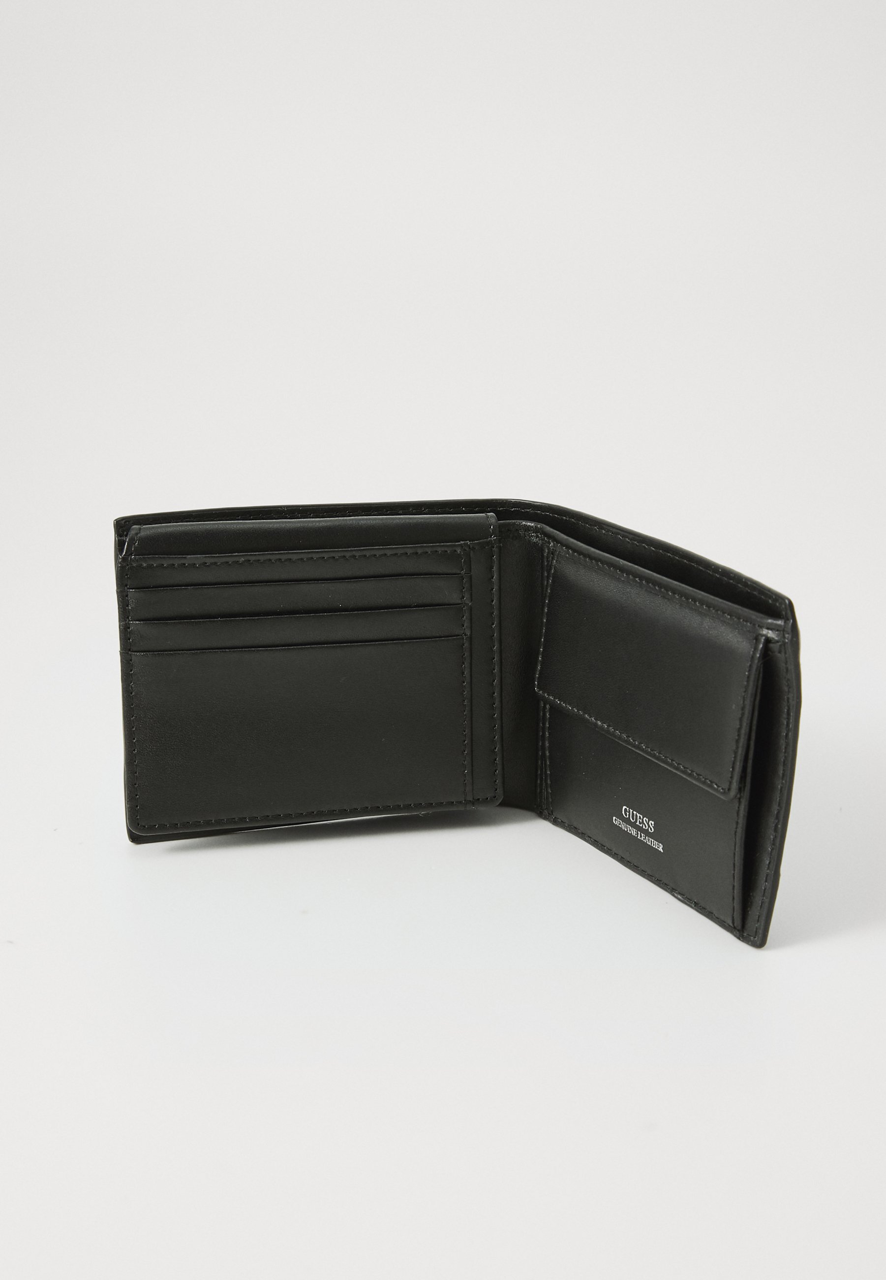 Guess TORINO BIFOLD DOUBLE - Portemonnee - zwart