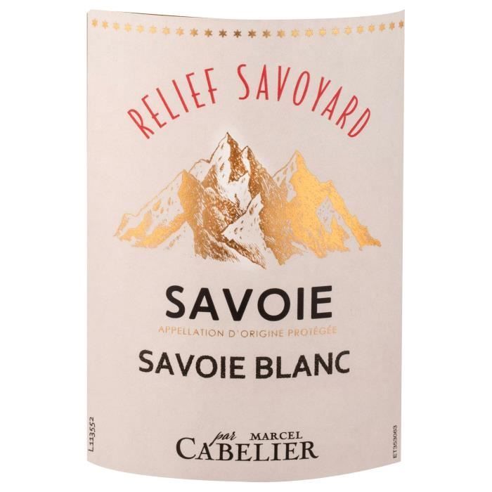 Relief Savoyard Par Marcel Cabelier 2023 Savoie - Vin blanc de la Savoie