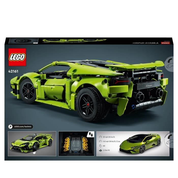 LEGO® Technic 42161 Lamborghini Huracán Tecnica, modelbouwset voor kinderen en motorsportliefhebbers