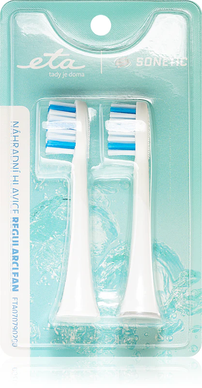 Náhradné hlavice zubnej kefky ETA Sonetic RegularClean 0707 90200