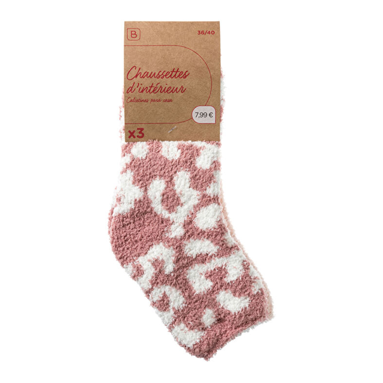 Chaussettes et collants Femme Rose