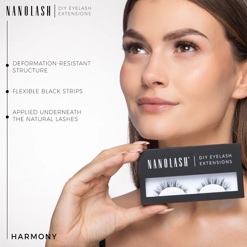 „Nanolash“ blakstienų priauginimas be mazgelių