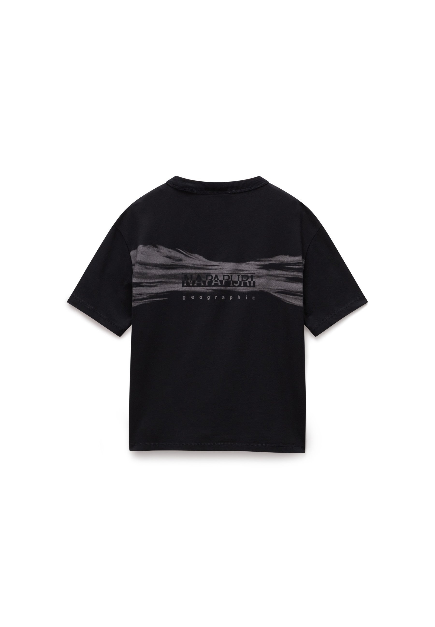 Napapijri UNISSEX - Camiseta Estampada - preta