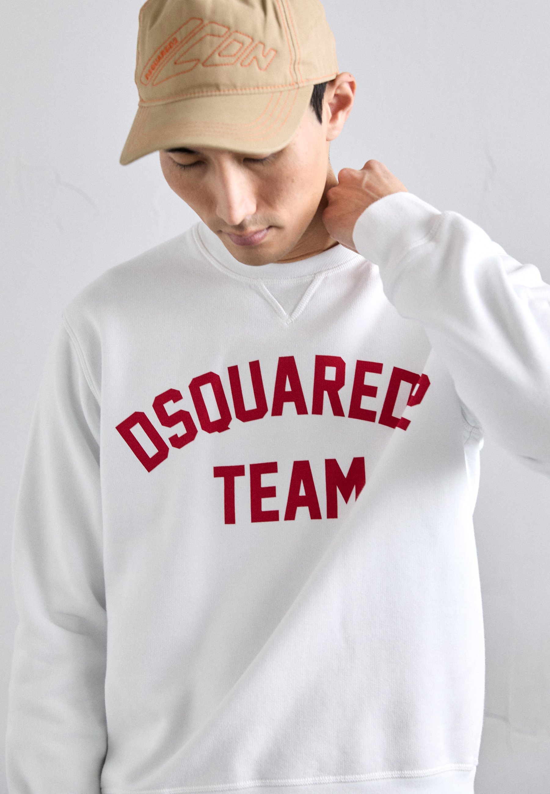 Sweat-shirt Dsquared2 COOL FIT CREWNECK - blanc