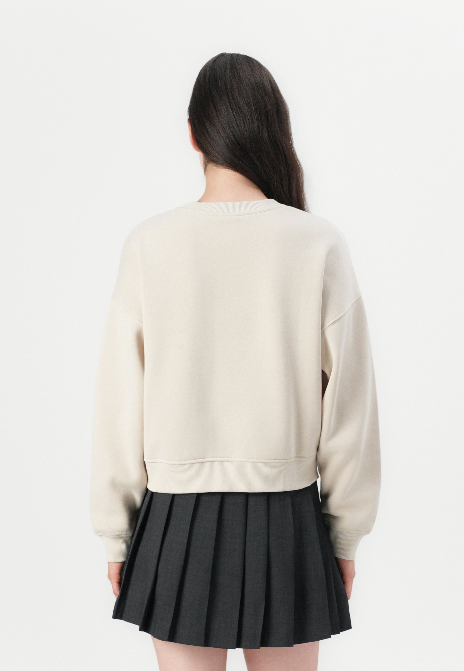 ONLY ONLBEST CREW NECK - Sweatshirt - pumice stone
