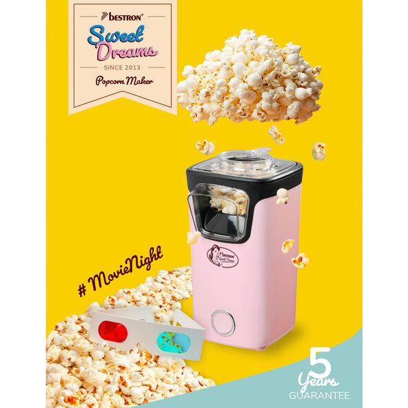 Popcorn machine, pink