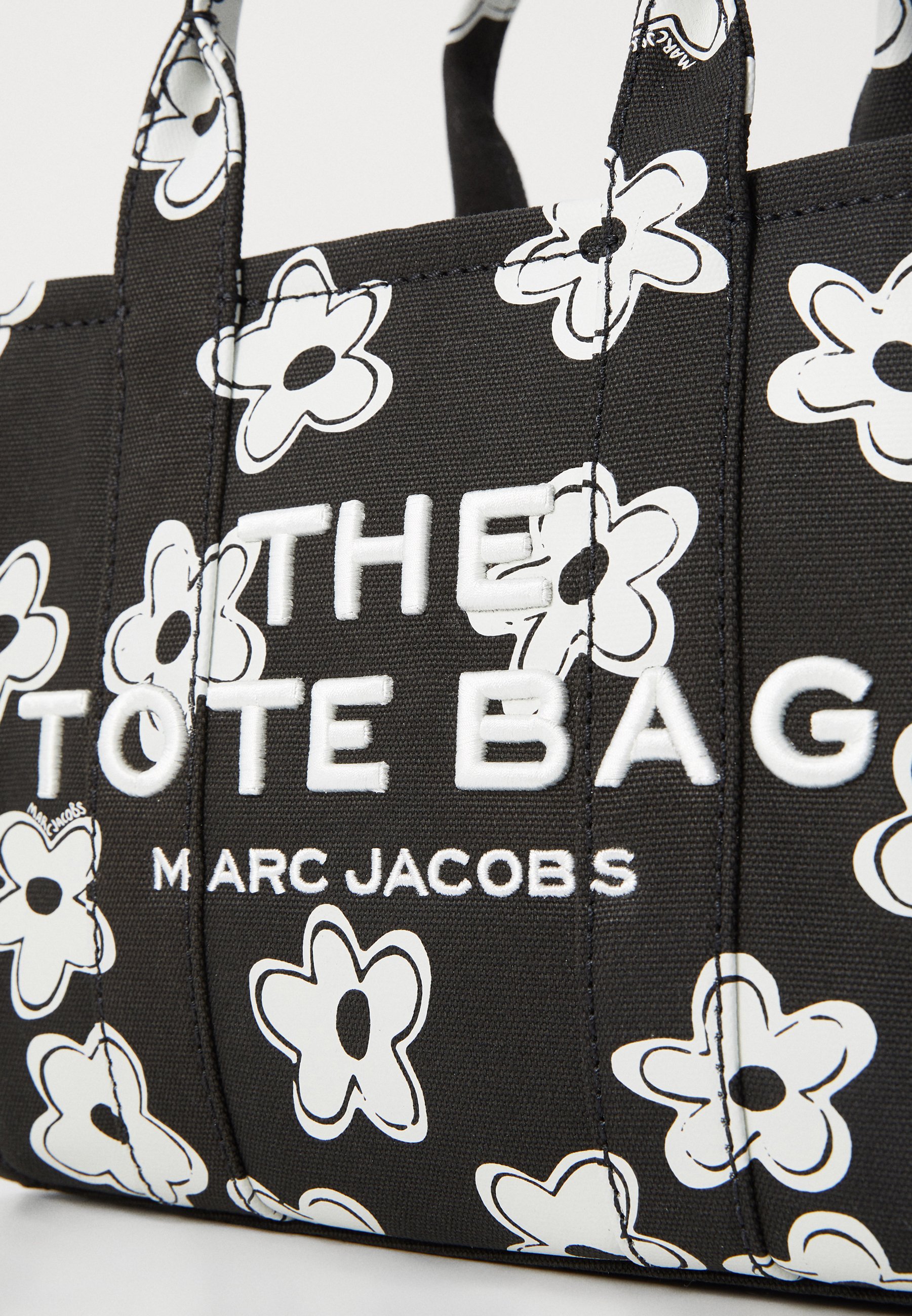 MARC JACOBS LE PETIT CABAS - Sac à main - noir/blanc