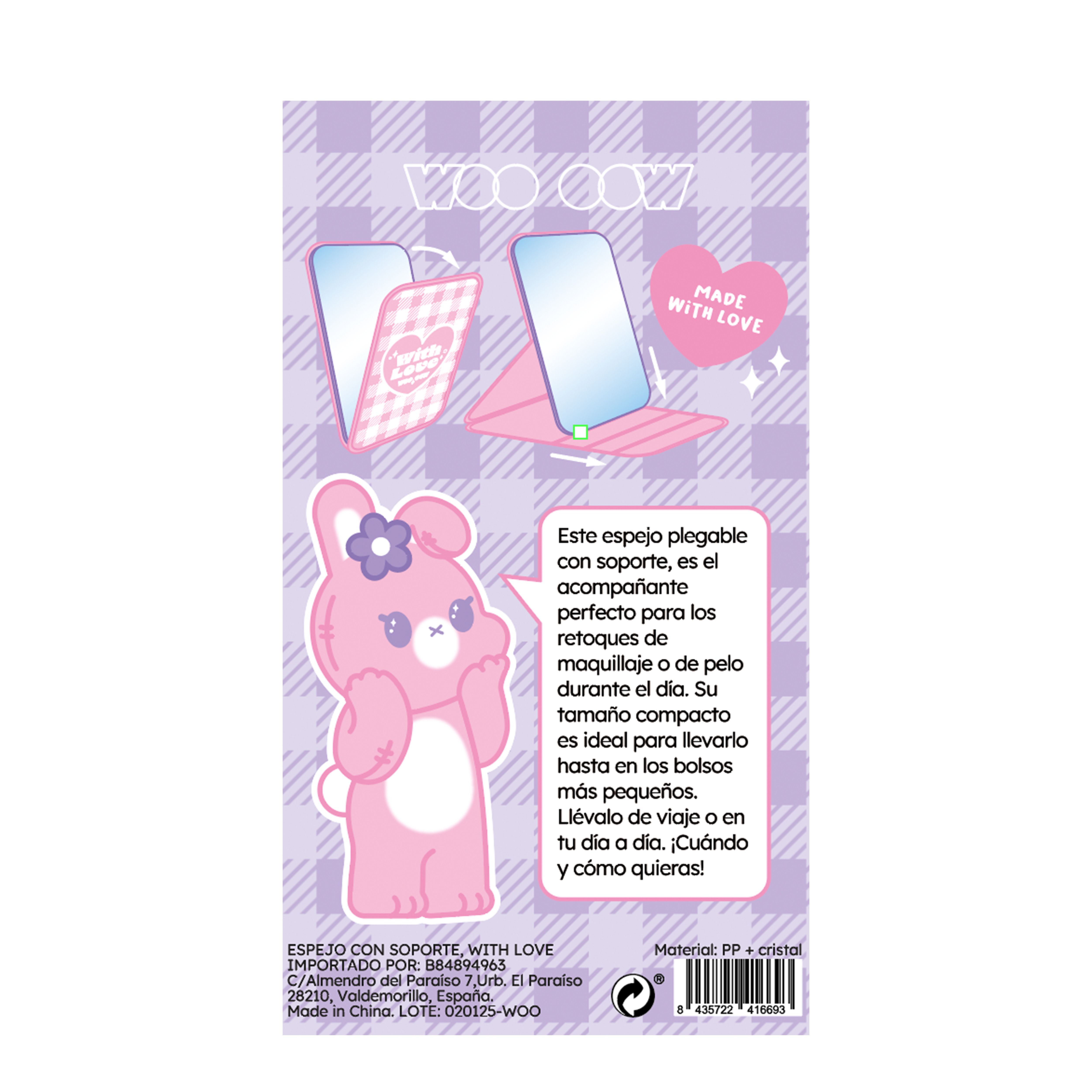 Ogledalo sa stalkom s ljubavlju Alati i pribor