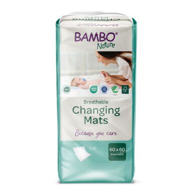 Bambus Nature Pustende Stellematter Engangs Baby Stellematter 10 enheter 10 enheter