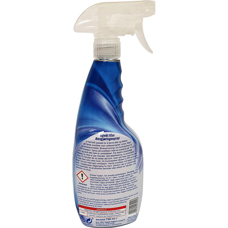 Effect Reinigungsspray 750 ml, mit Chlor