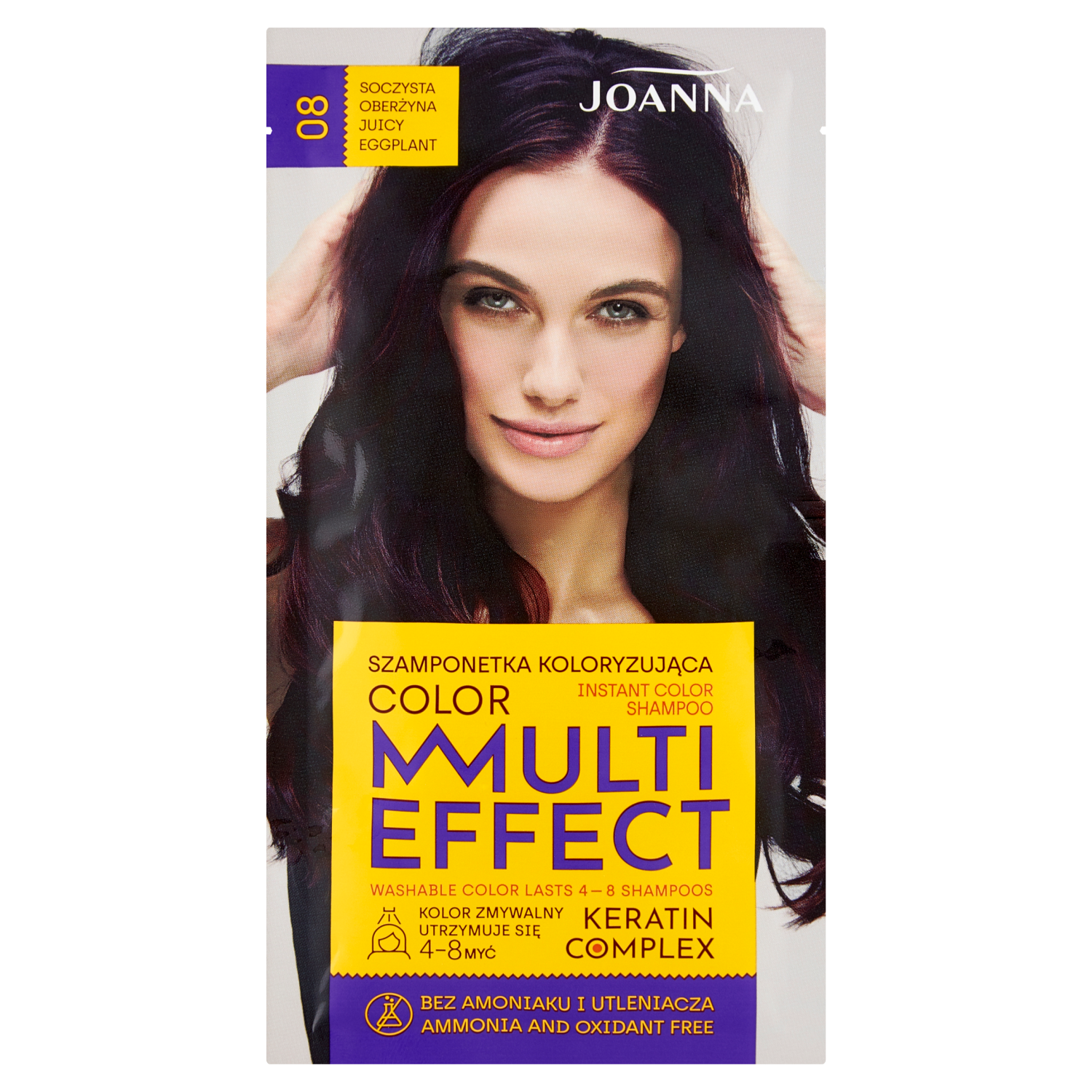 Joanna hair coloring shampoo 014 aromatic cappuccino Multi Effect