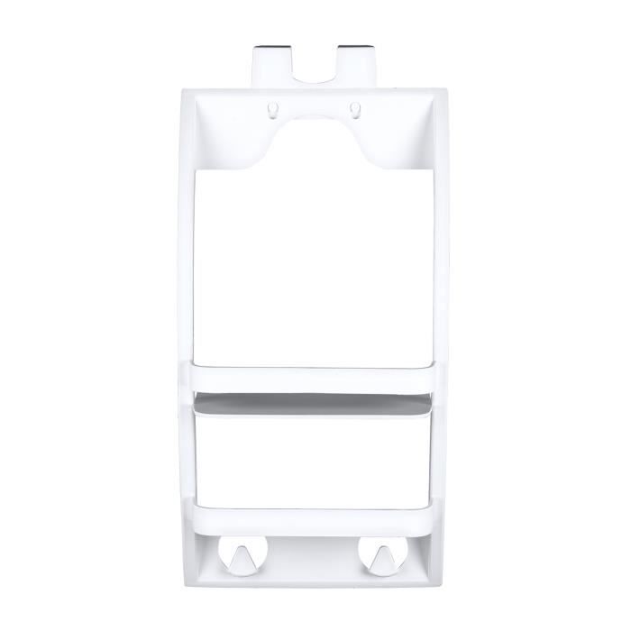 Mensola sospesa per doccia WENKO, cestino portaoggetti sospeso per doccia, in plastica, 26x54,5x11,5 cm, bianca