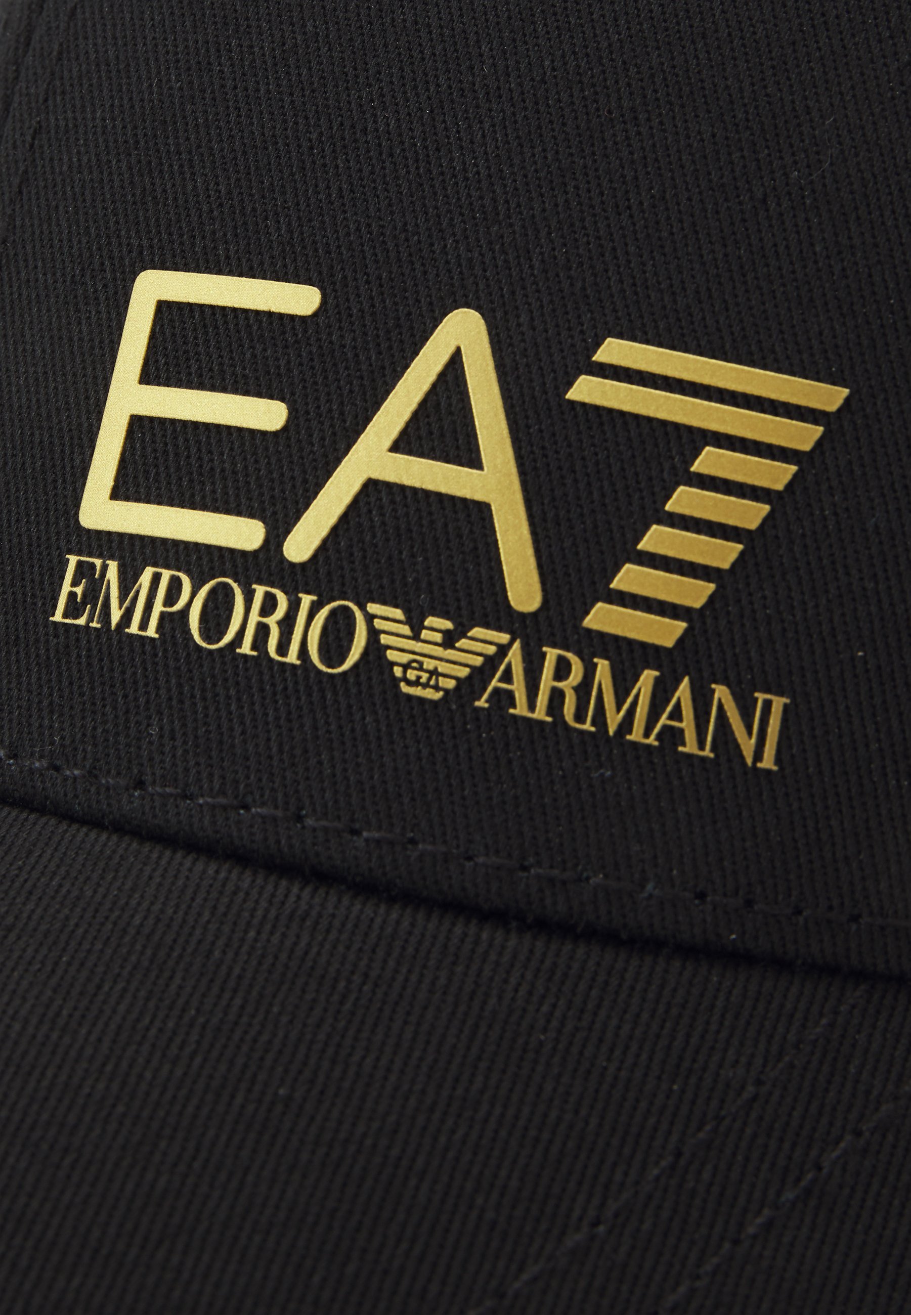 EA7 Emporio Armani TRAIN CORE ID LOGO UNISEX - Cappellino - nero/oro