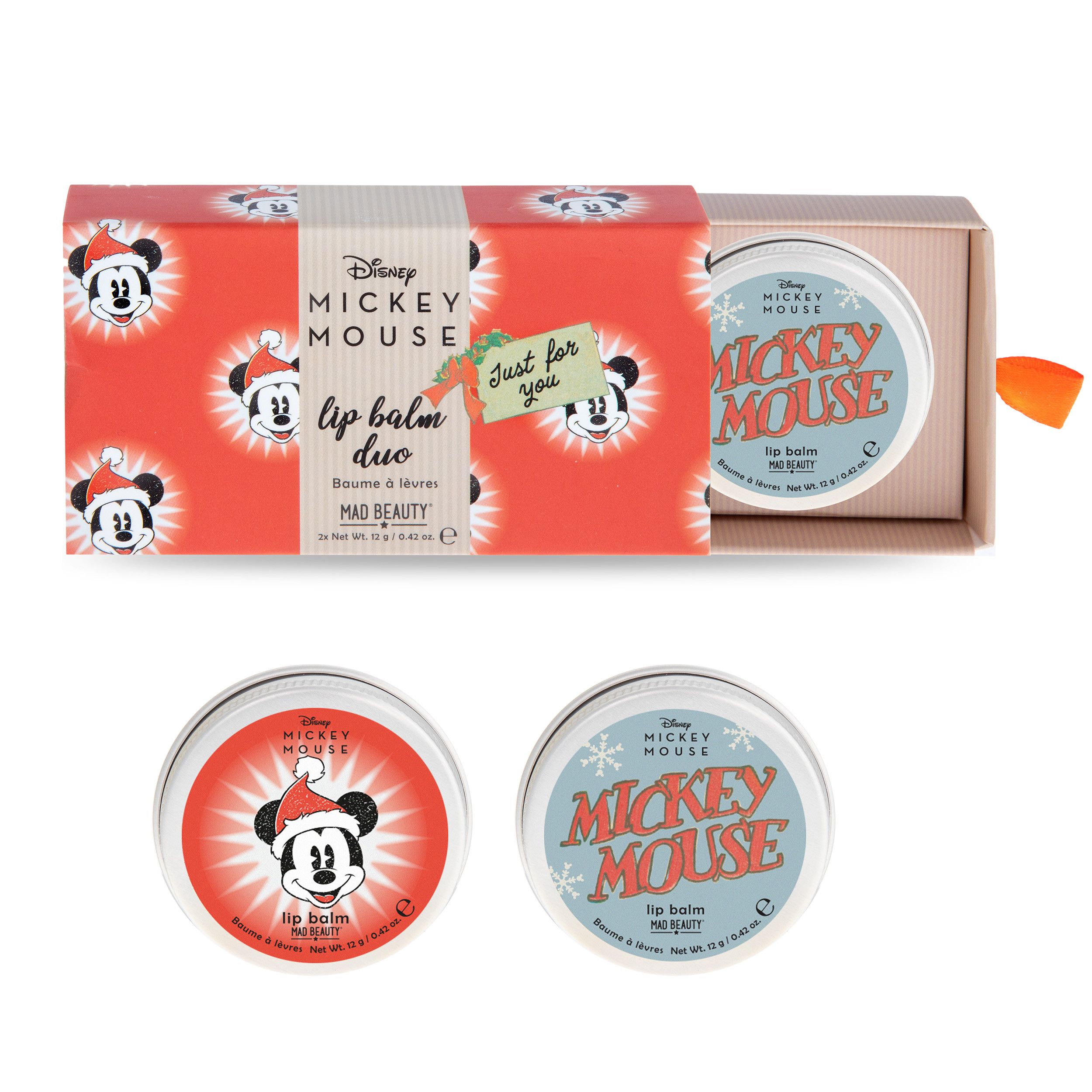 „Mickey Jingle All the Lip Balm Duo“ Lūpų balzamai, drėkikliai ir lūpų priežiūros priemonės