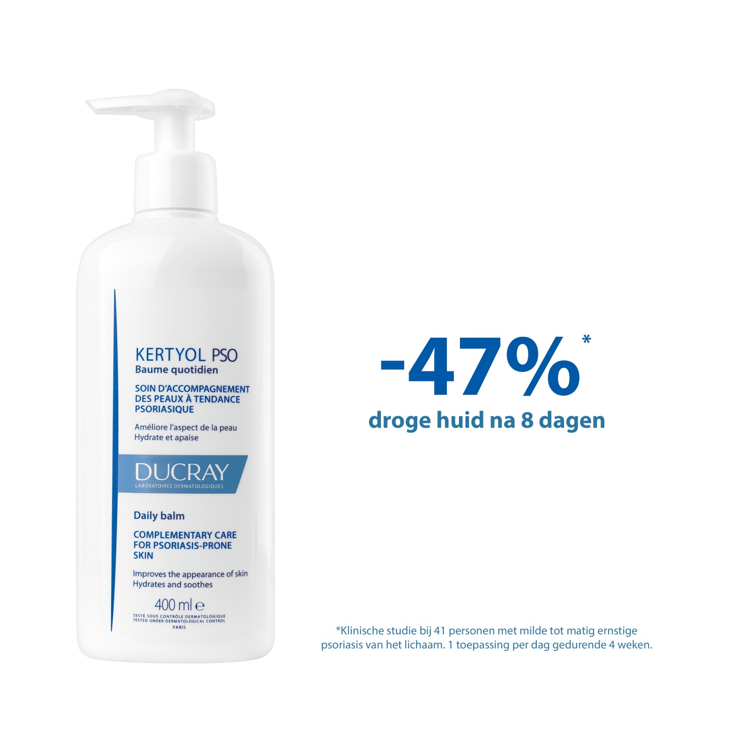 Loción corporal Ducray KERTYOL PSO Bálsamo diario - 200 ml