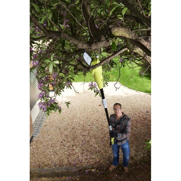 Cortasetos de pértiga Ryobi RP750450 - Eléctrico - 750 W - Tubo de fibra de vidrio de 65 cm