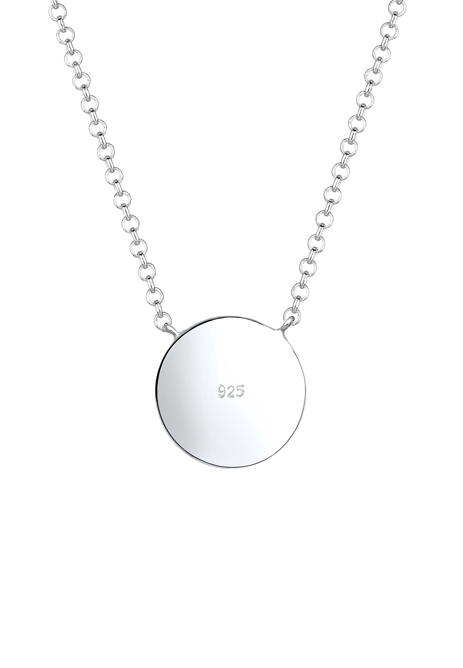 Elli Femme Pendentif Compas Boussole Voyager - (925/1000) Argent