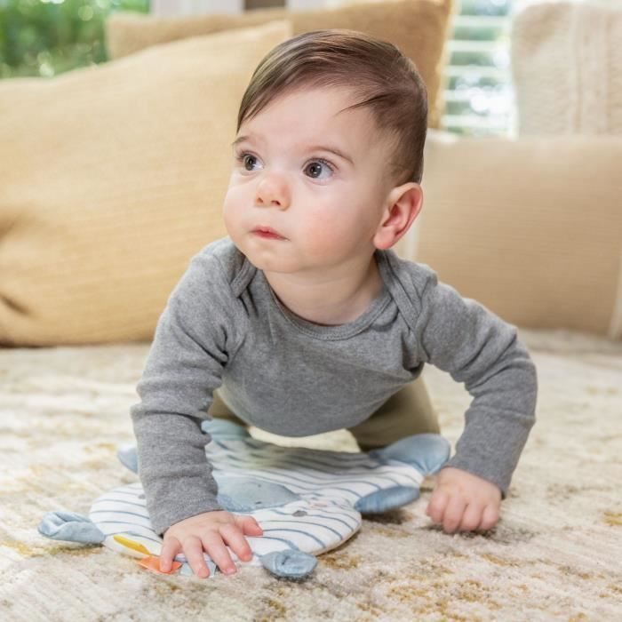 INGENUITY Casi de Zebra, Baby Leerstoel - biedt ondersteuning voor de baby, babycadeau