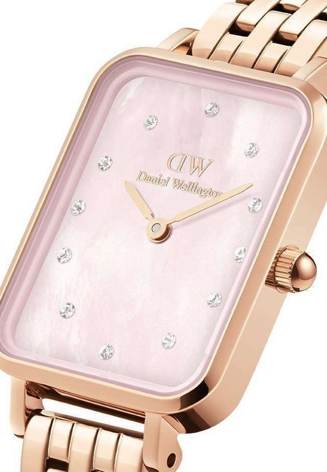 Daniel Wellington QUADRO LUMINE - Hodinky - růžovo-zlatá