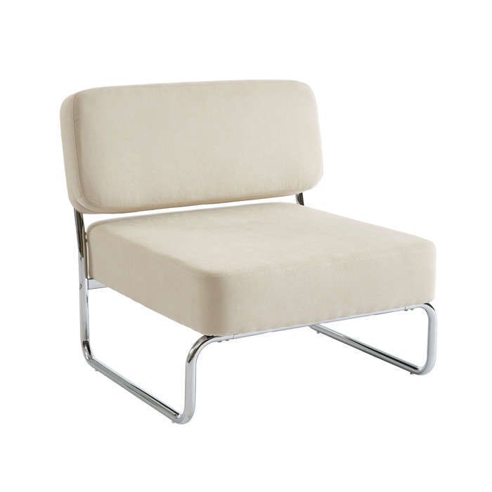 Sessel JACK aus beigem Stoff