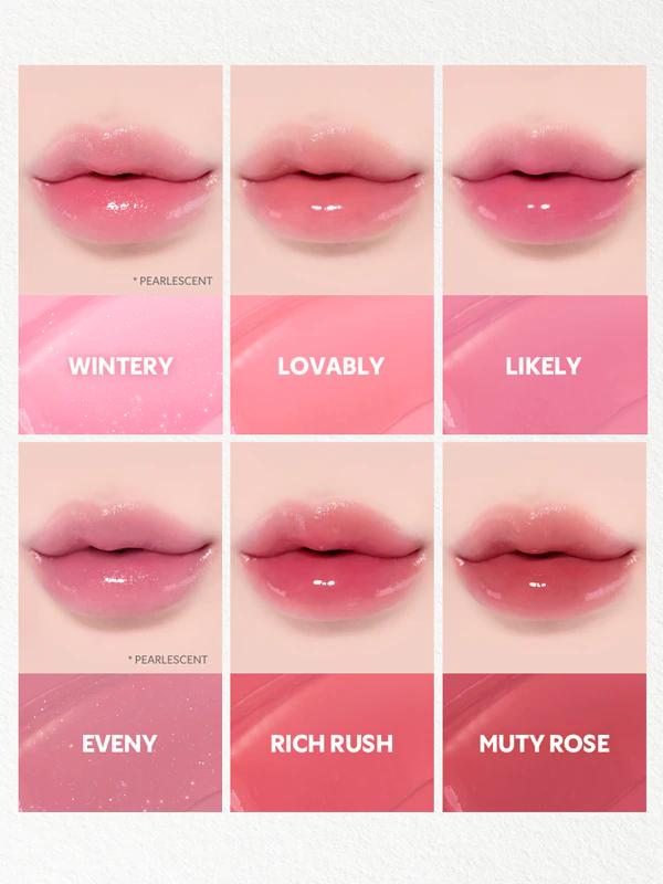 TIRTIR Waterism Glow Tint gloss labial de longa duração embalagem pequena