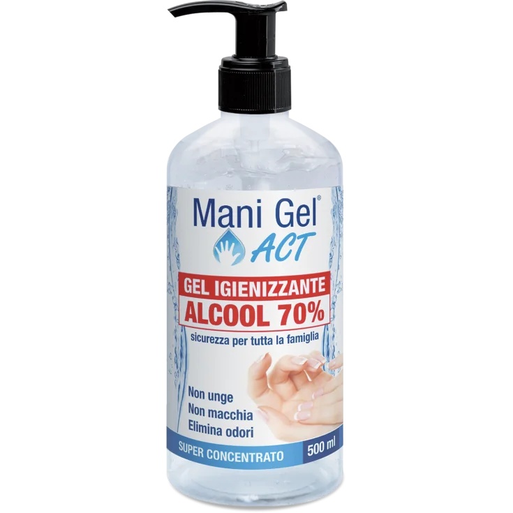 F&F Mani Gel Act Handdesinfektionsmittel, 70 % Alkohol, 500 ml