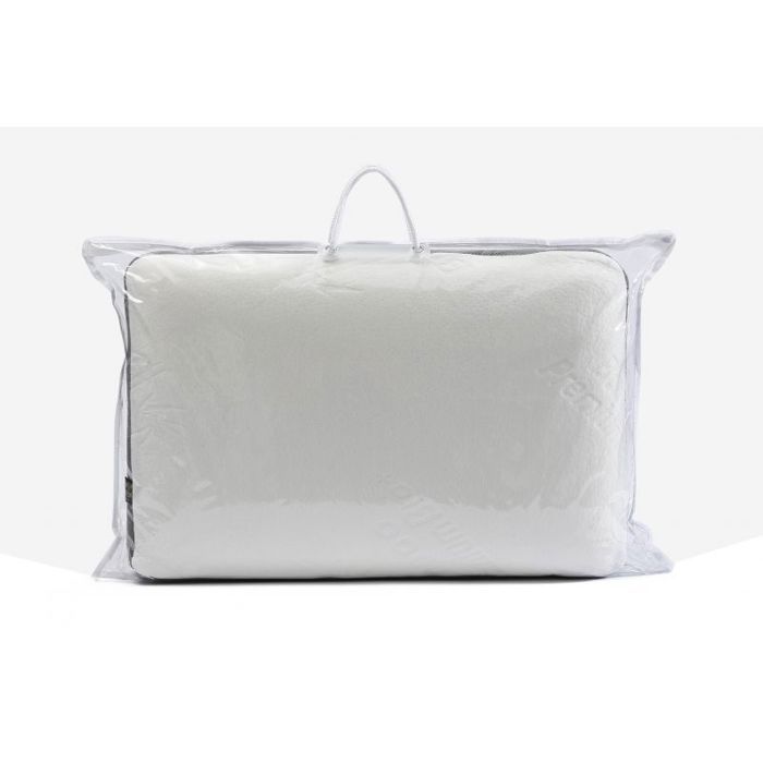 Almohada de bambú y espuma viscoelástica Herzberg HG3D6040-WHT