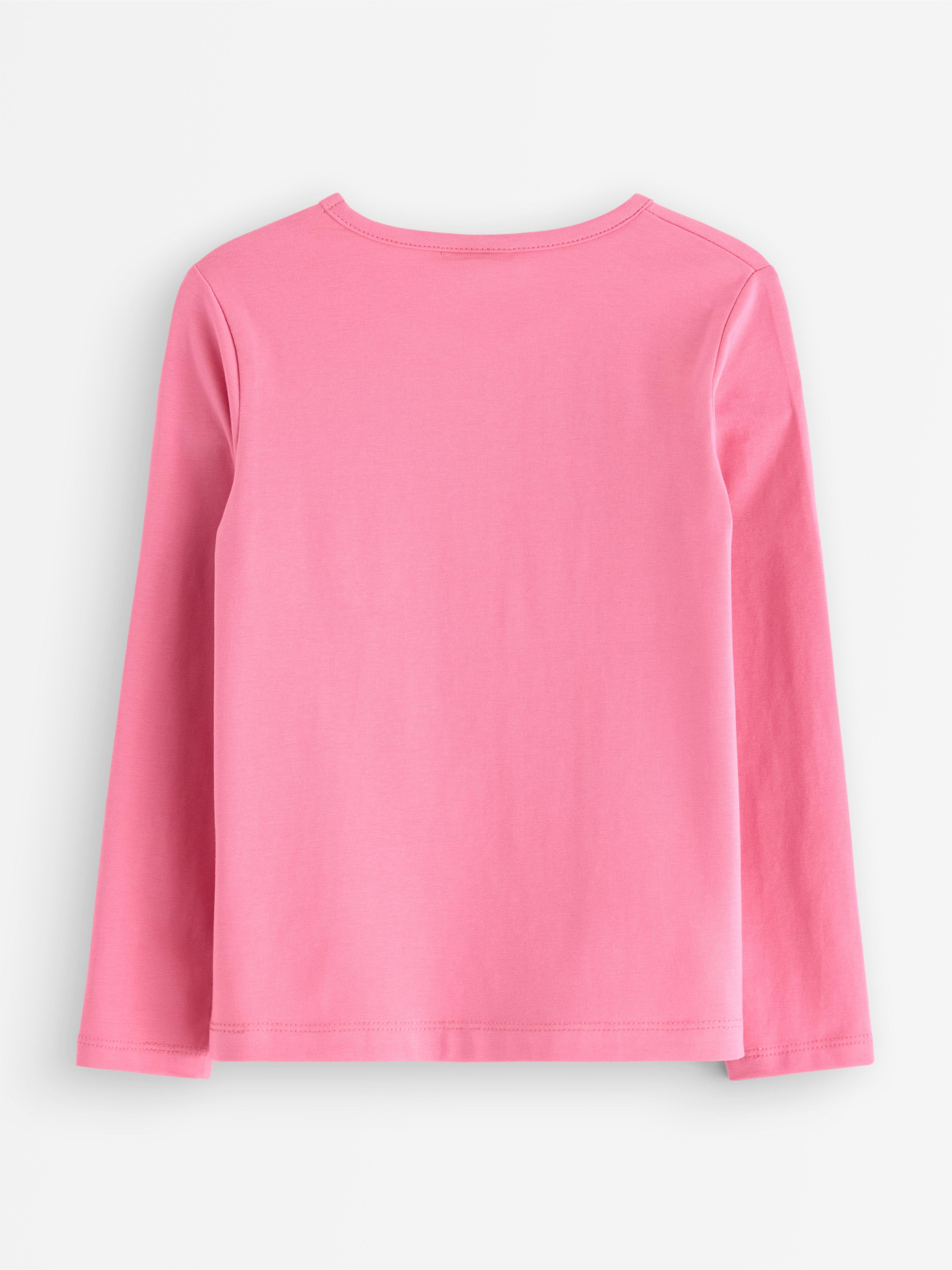 Růžový top s dlouhým rukávem Hello Kitty