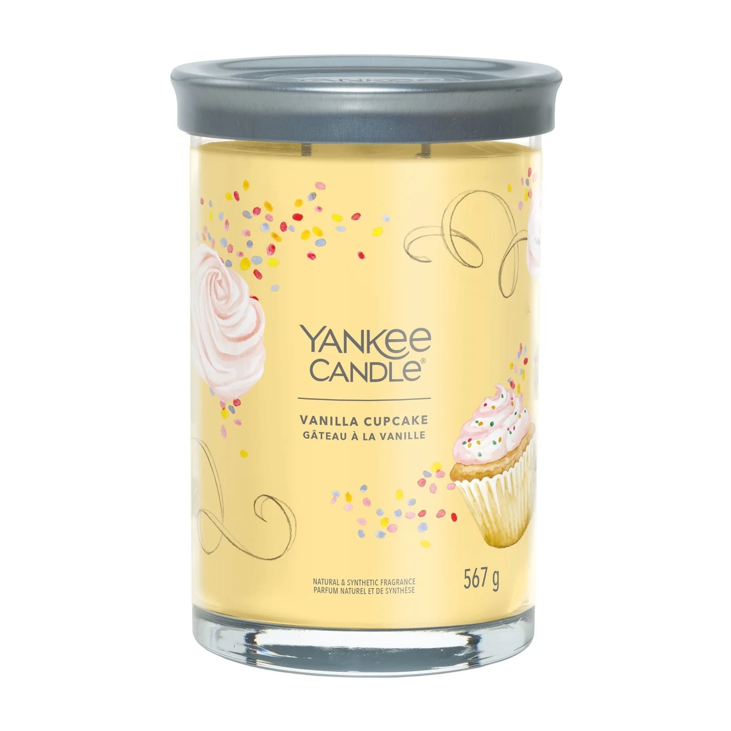 Signature Tumbler Candles Vanilla Cupcake - Candela Profumata