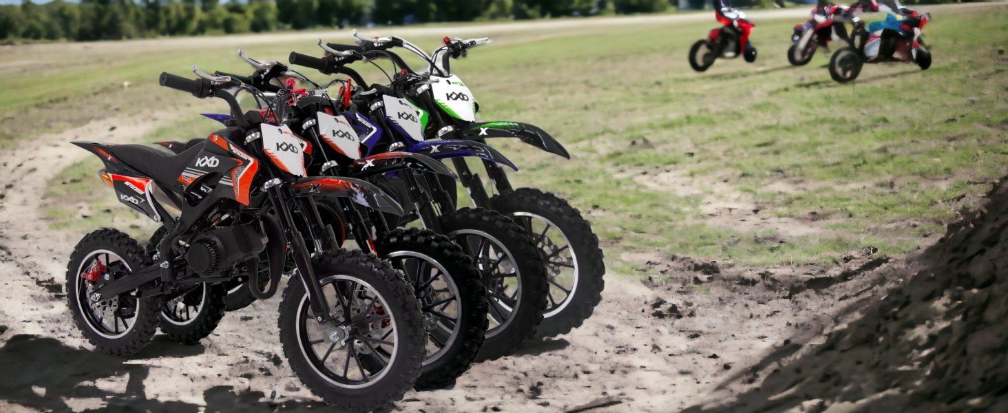 KXD-maastopyörä KXD 701 49ccm 2T lasten maastopyörä, maastopyörä, CrossBike, tasku, 1 vaihde