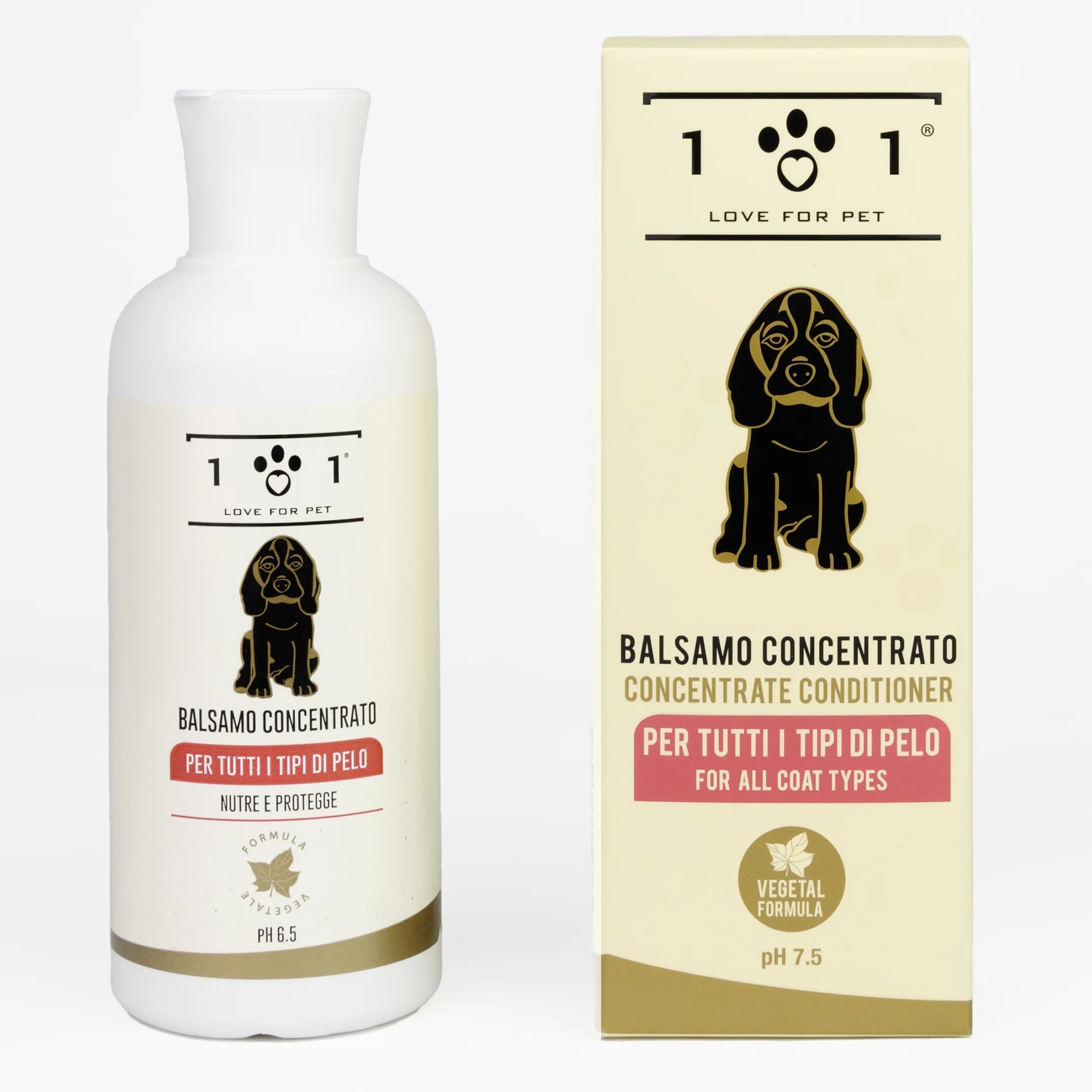 LINE 101 101 Love For Pet Condicionador Concentrado 250 ml Para todos os tipos de pelagem