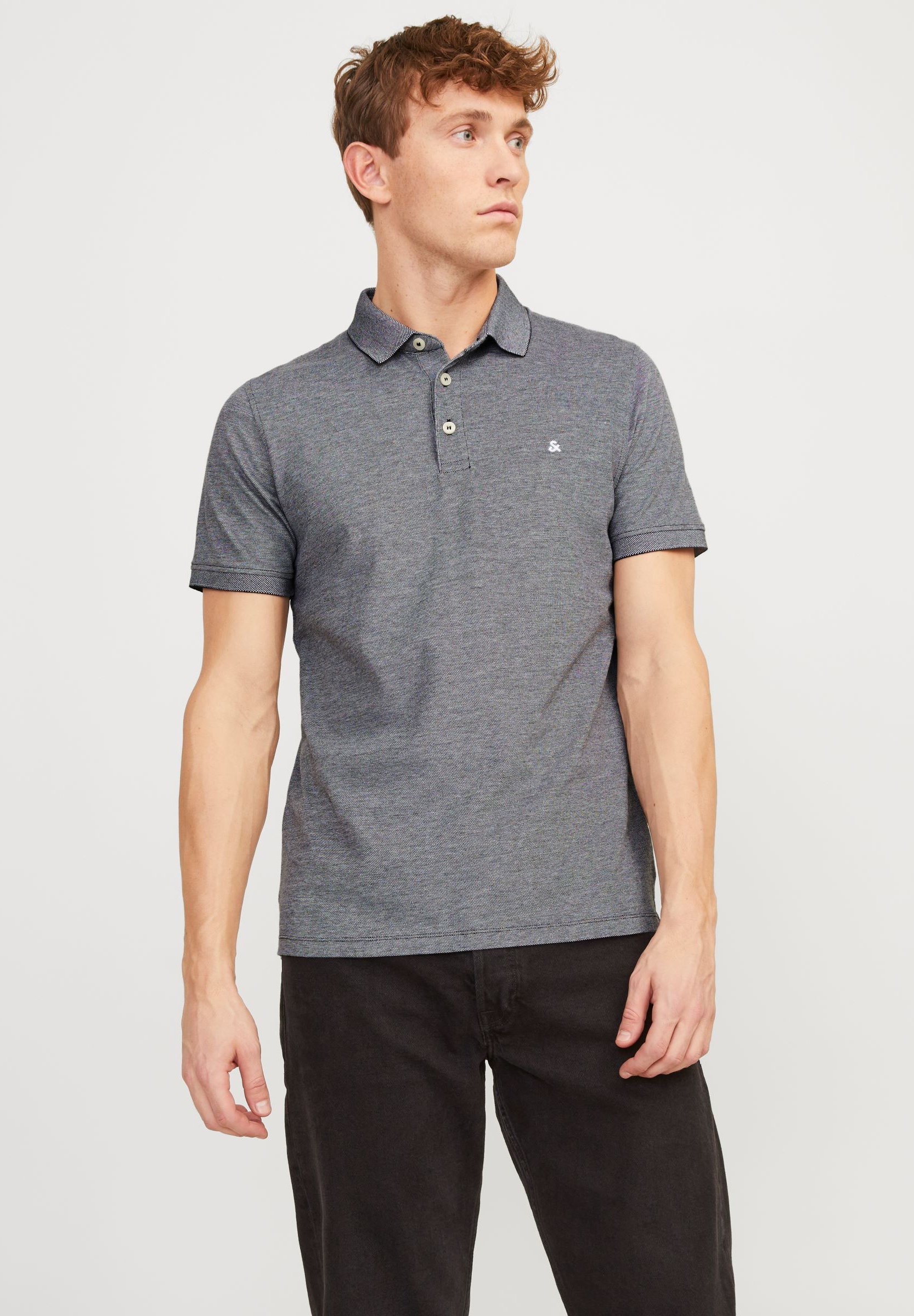 Jack & Jones JJEPAULOS SS NOOS - Koszulka polo - antracyt
