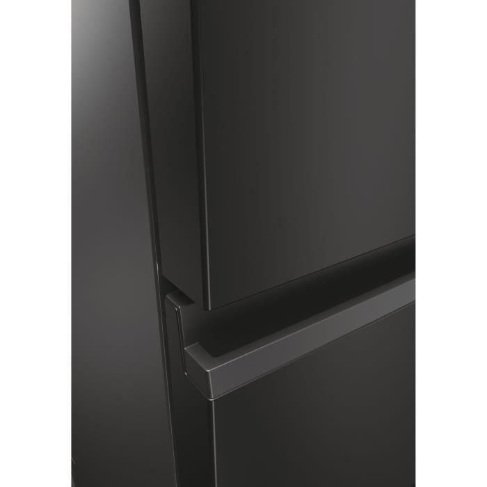 Combi refrigerator - HAIER - 3D 60 Series 5 HTW5618ENPT - Energy Class E - 360 L - 185 x 59.5 x 66.7 cm - Black
