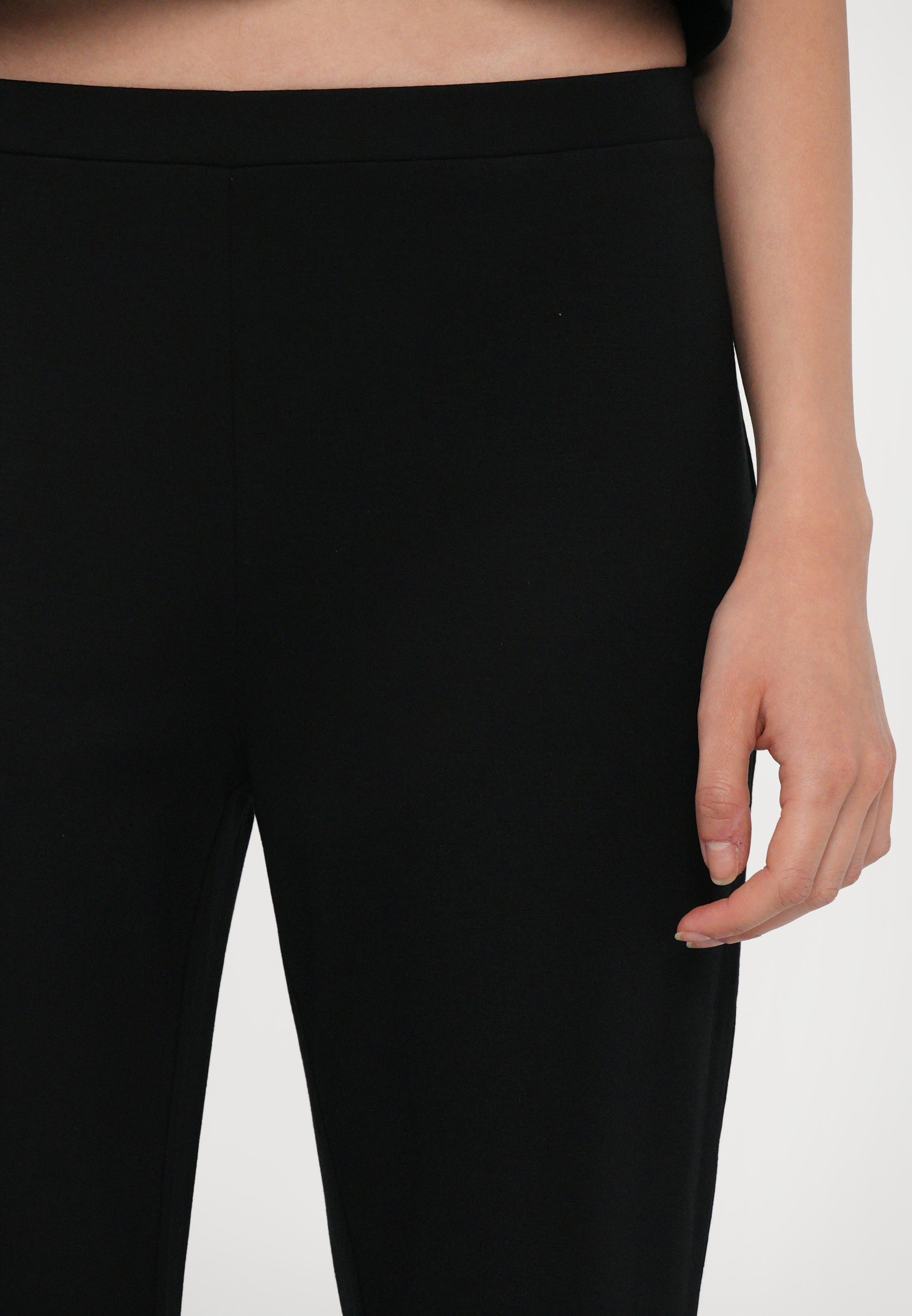 Diane von Furstenberg BROOKE STRAIGHT PANTS - Hose - schwarz