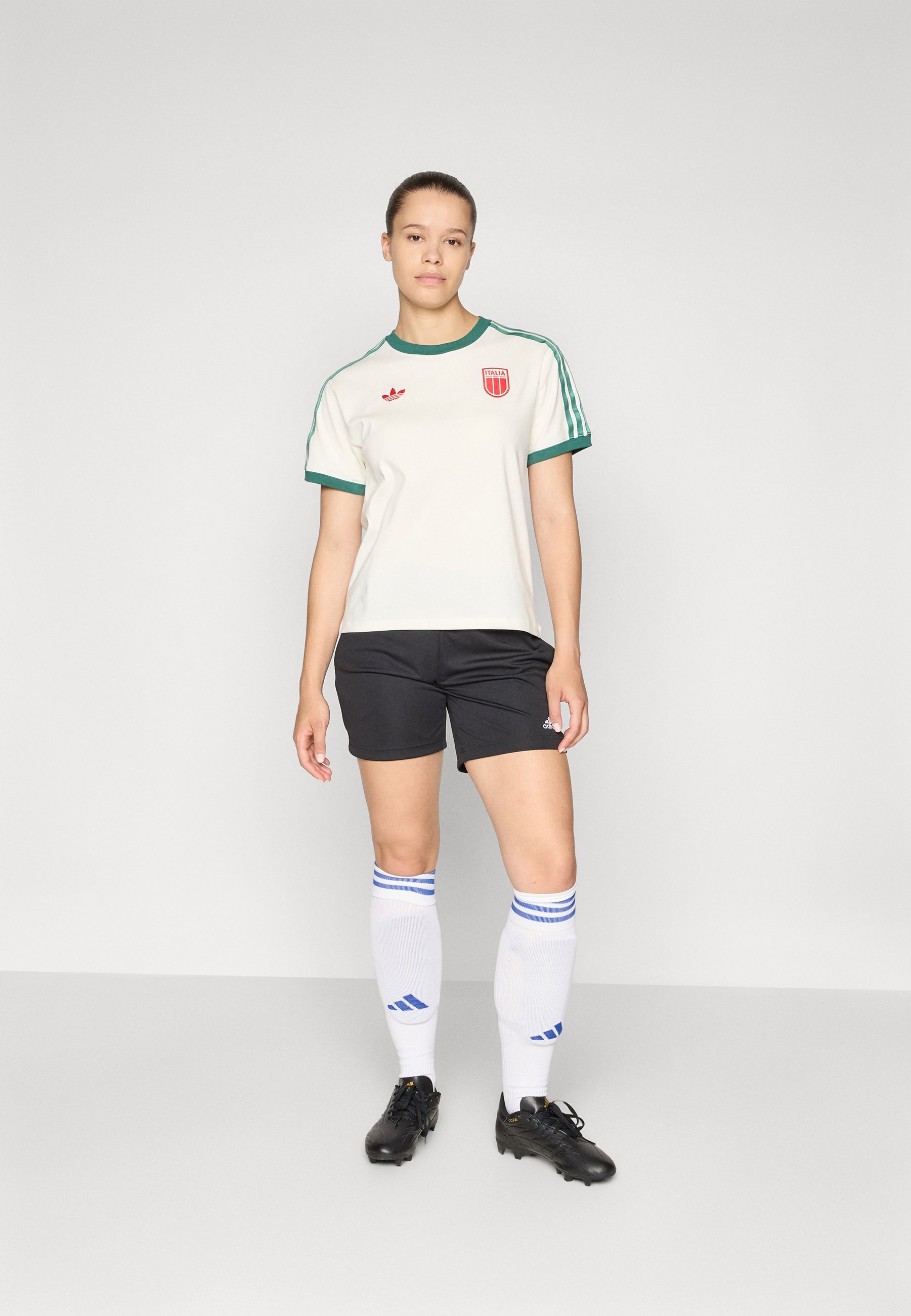 T-shirt adidas Originals ITALIA FIGC - Abbigliamento della nazionale - bianco sporco