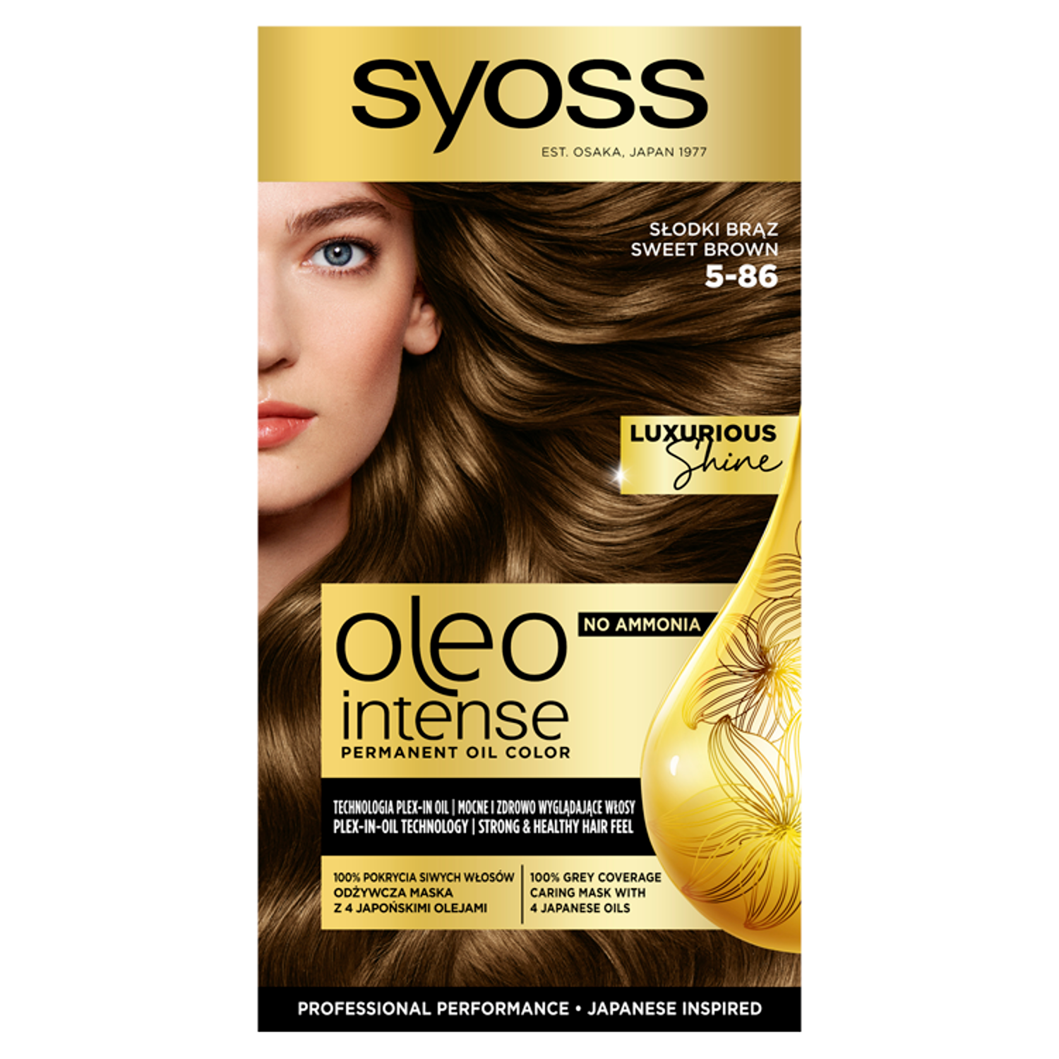Syoss matu krāsa 7-10 dabīgi blonda Oleo Intense