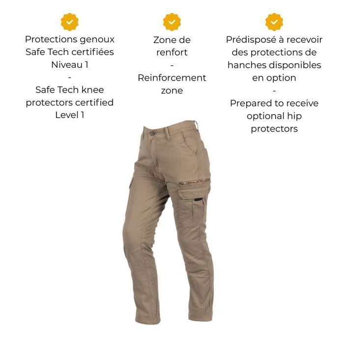 Pantaloni da moto da donna certificati | NAZAIRE LADY MOTOBLOUZ