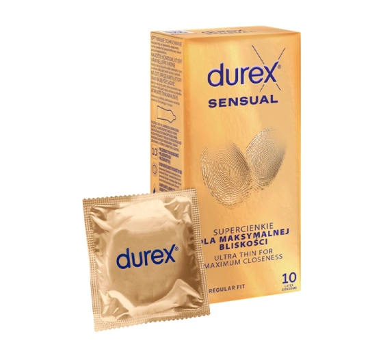 Durex Sensual ultracienkie prezerwatywy 10 szt